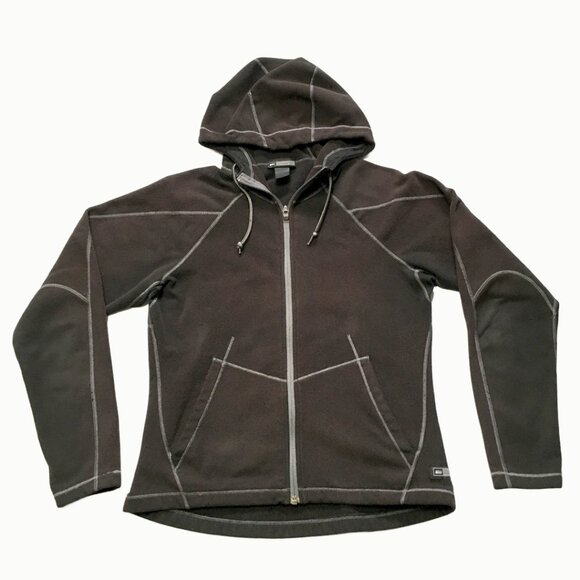 REI Recreational Equipment Inc. women's black vintage fleece jacket size small - Picture 3 of 8